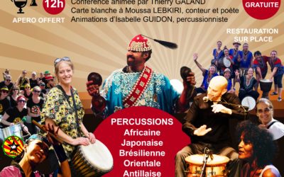 L’association ACIA vous invite à la fête de la percussion samedi 25 mars 2023