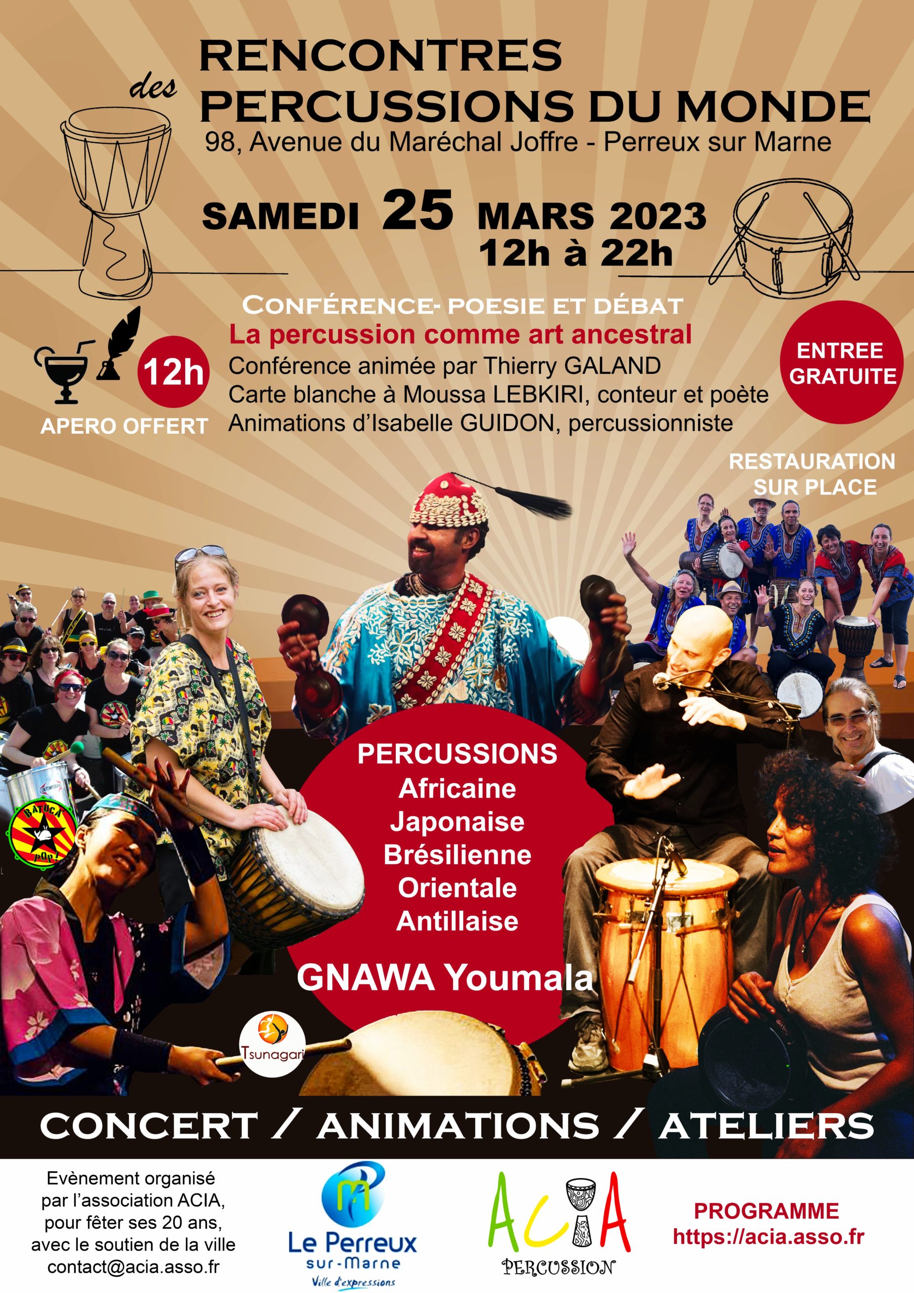 ACIA-Percu 25 Mars 23 Affiche R